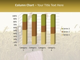 Yellow Female Happiness PowerPoint Template