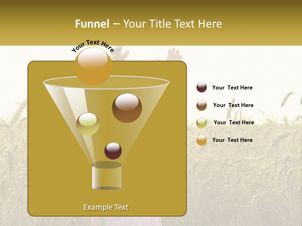 Yellow Female Happiness PowerPoint Template