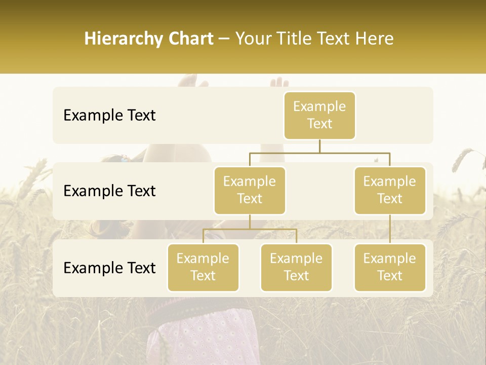 Yellow Female Happiness PowerPoint Template