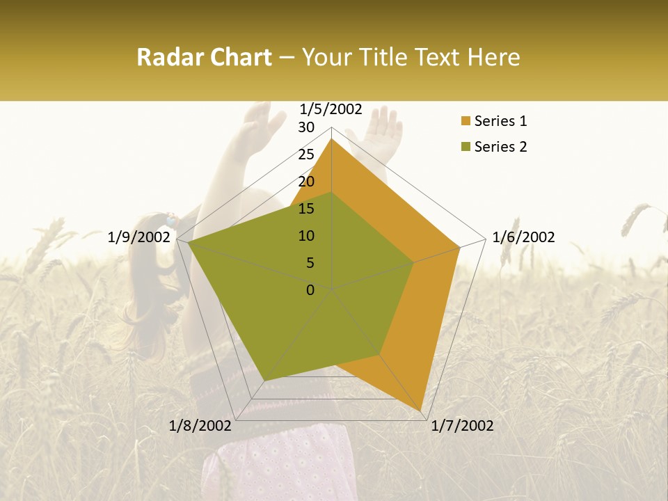 Yellow Female Happiness PowerPoint Template
