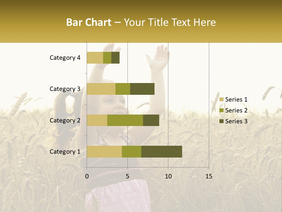 Yellow Female Happiness PowerPoint Template