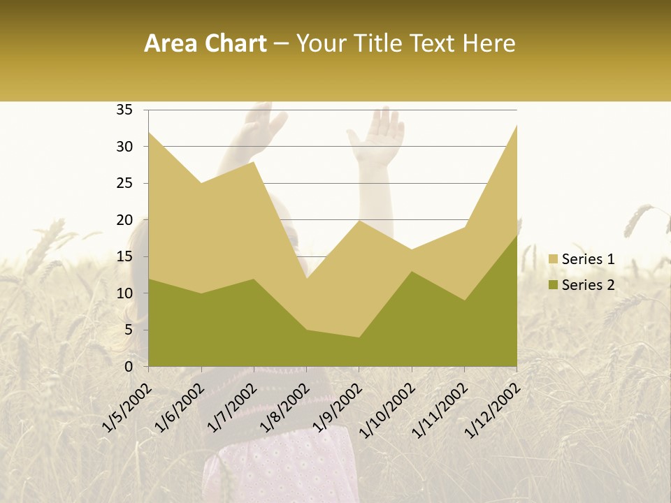 Yellow Female Happiness PowerPoint Template