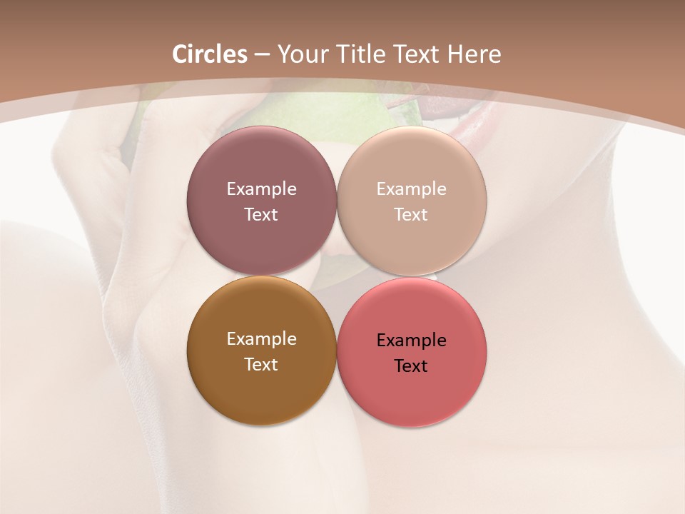 Calories Face Vitamin PowerPoint Template