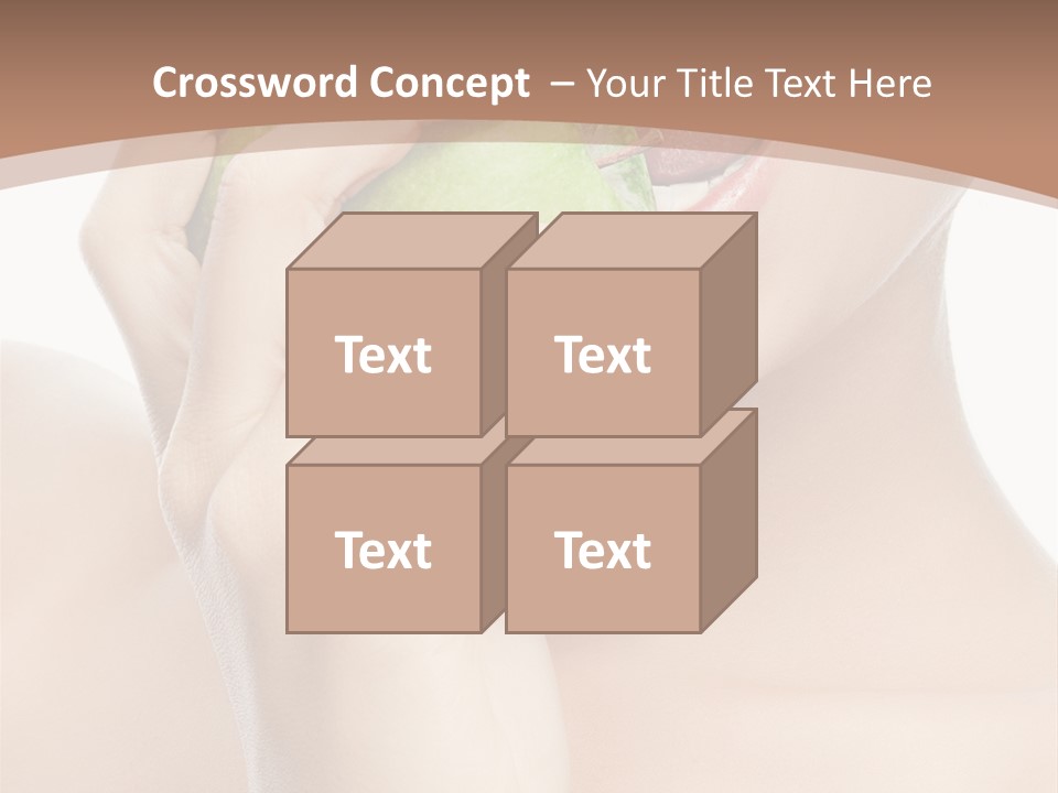 Calories Face Vitamin PowerPoint Template