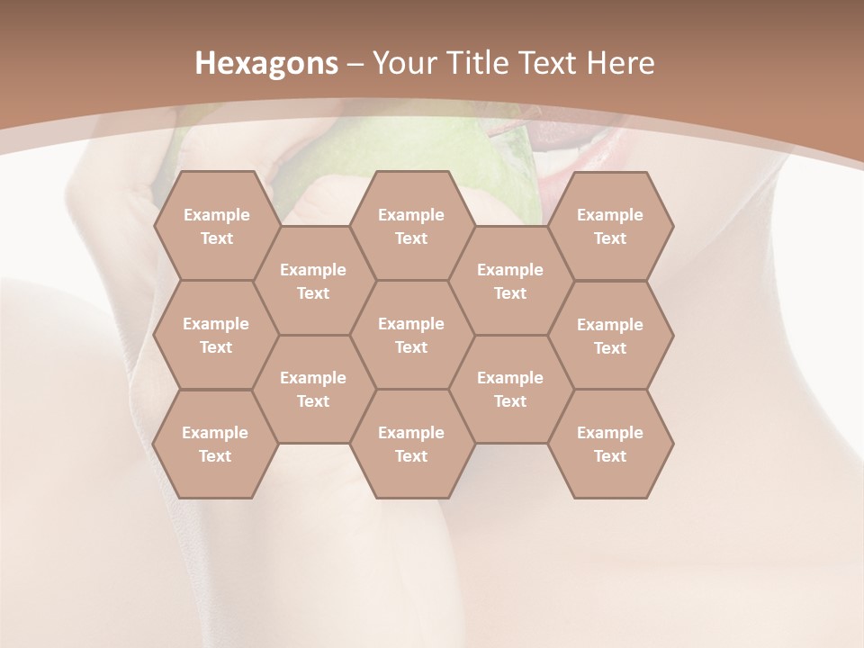 Calories Face Vitamin PowerPoint Template