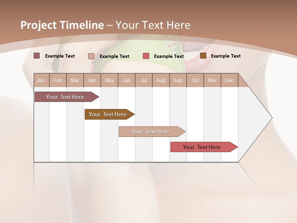 Calories Face Vitamin PowerPoint Template
