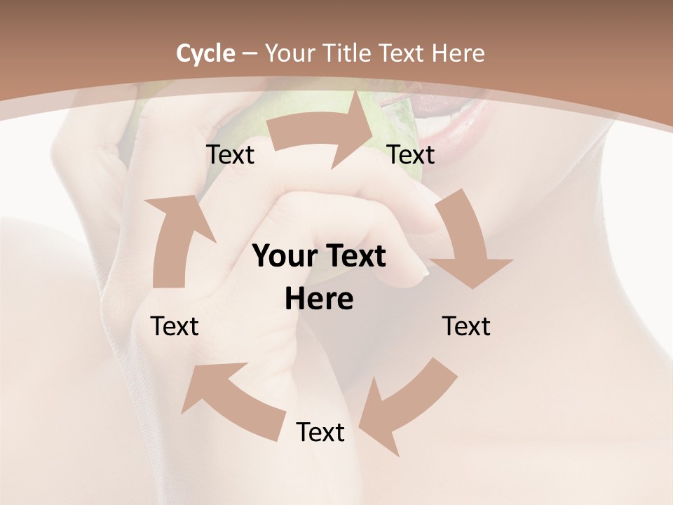 Calories Face Vitamin PowerPoint Template