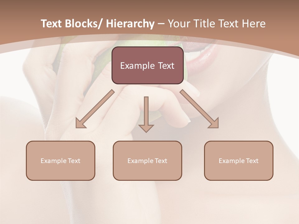 Calories Face Vitamin PowerPoint Template