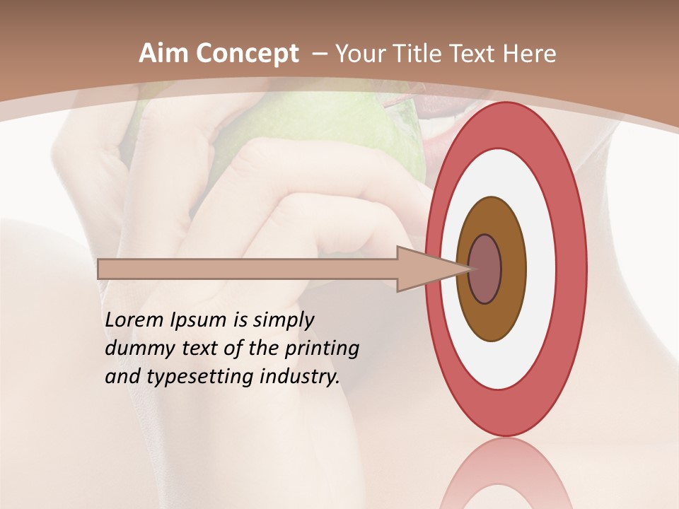 Calories Face Vitamin PowerPoint Template