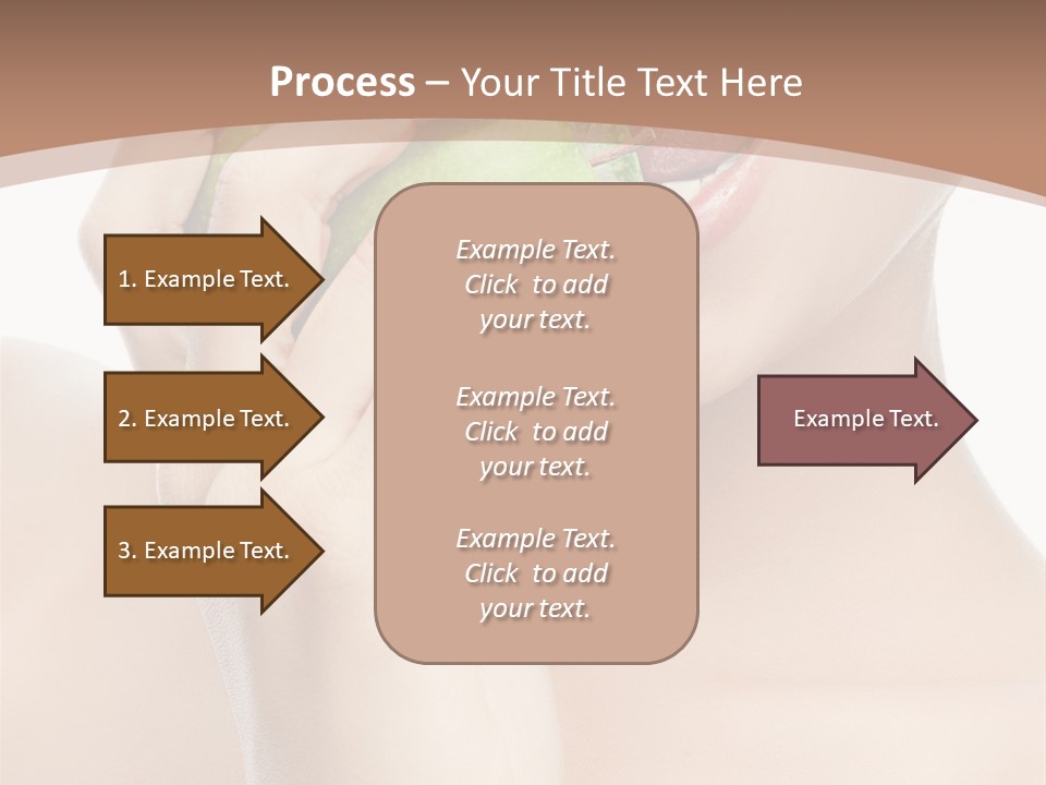 Calories Face Vitamin PowerPoint Template