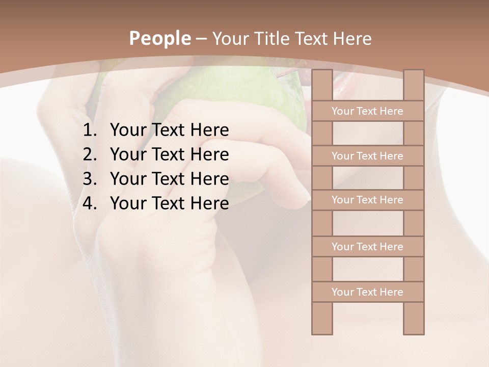 Calories Face Vitamin PowerPoint Template