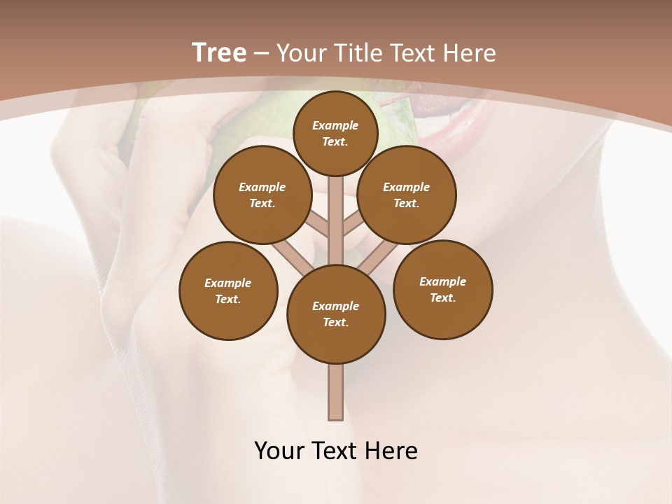 Calories Face Vitamin PowerPoint Template