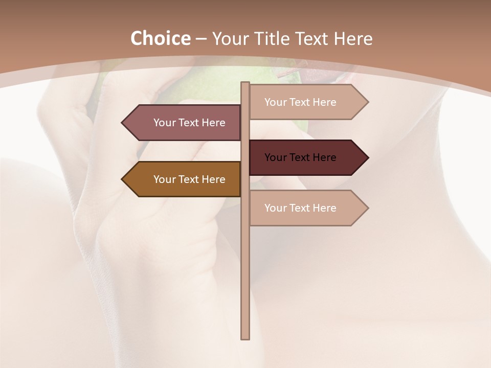 Calories Face Vitamin PowerPoint Template