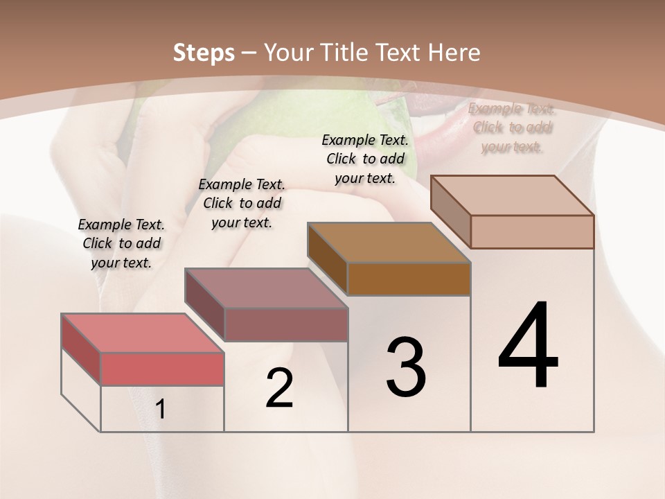 Calories Face Vitamin PowerPoint Template
