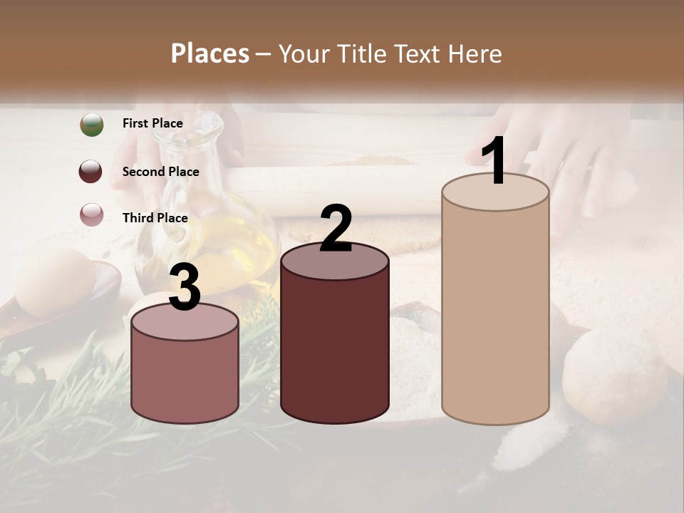 Olive Table Cuisine PowerPoint Template