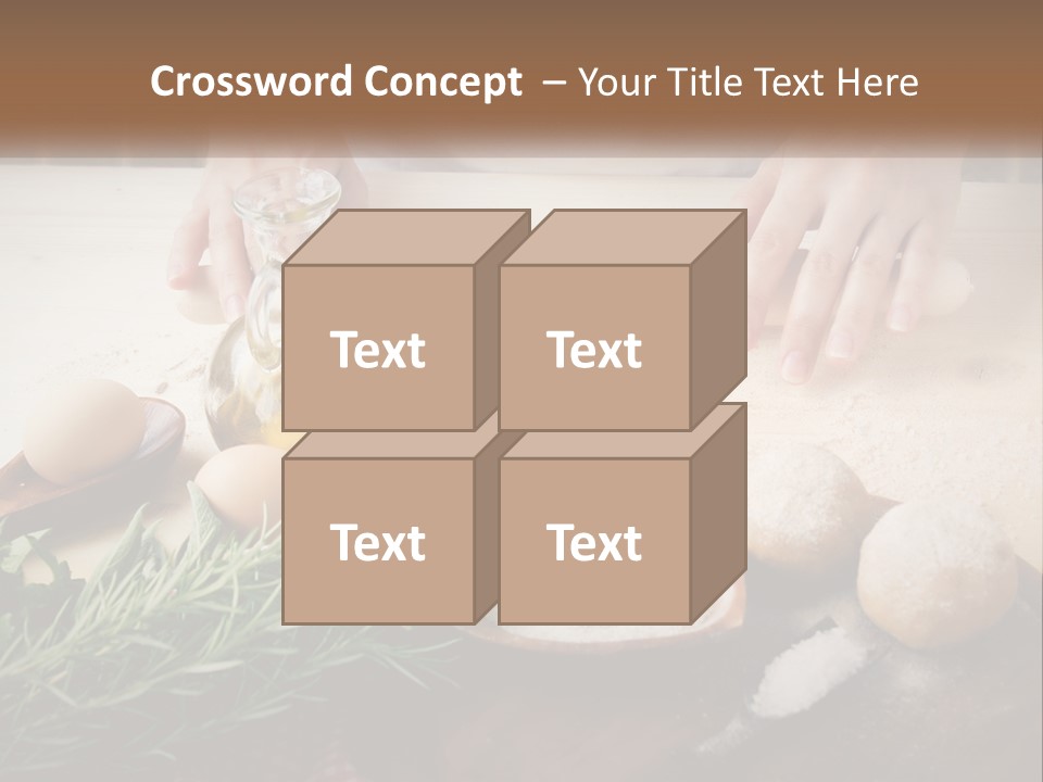 Olive Table Cuisine PowerPoint Template