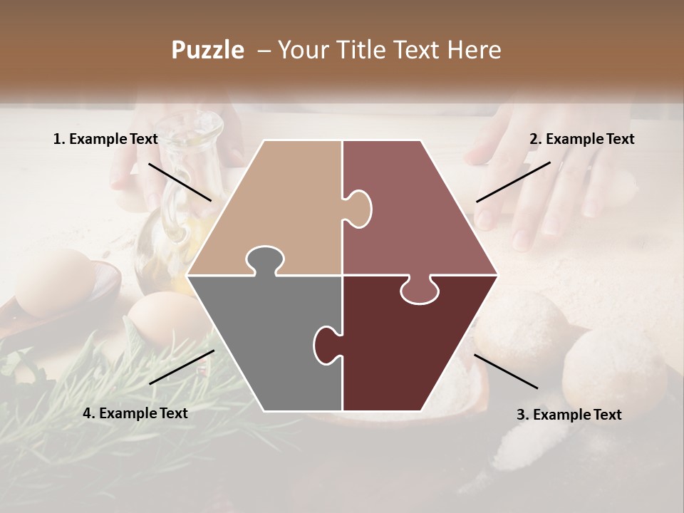 Olive Table Cuisine PowerPoint Template