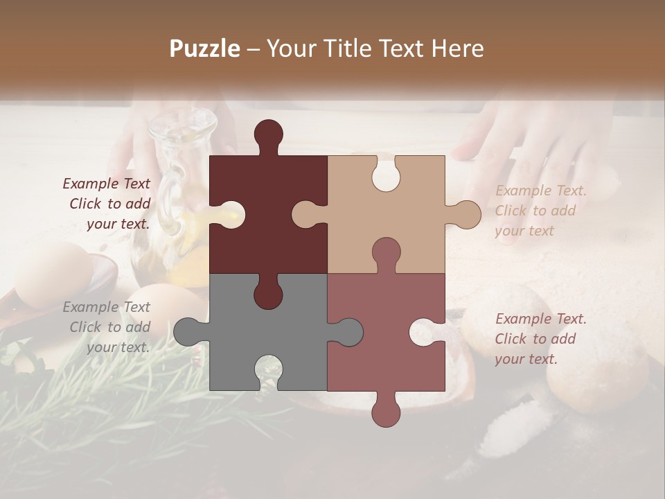 Olive Table Cuisine PowerPoint Template