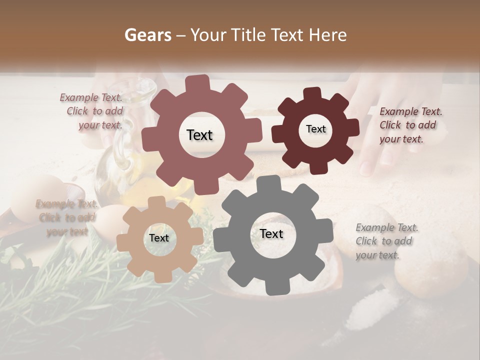 Olive Table Cuisine PowerPoint Template