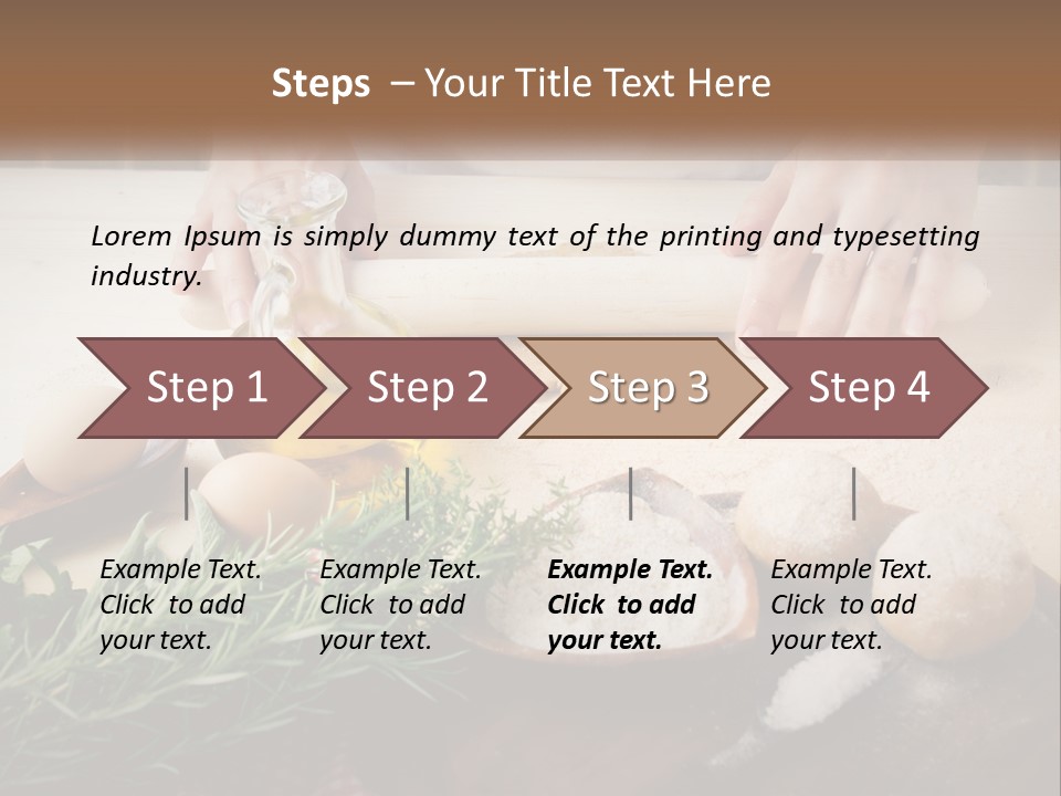 Olive Table Cuisine PowerPoint Template
