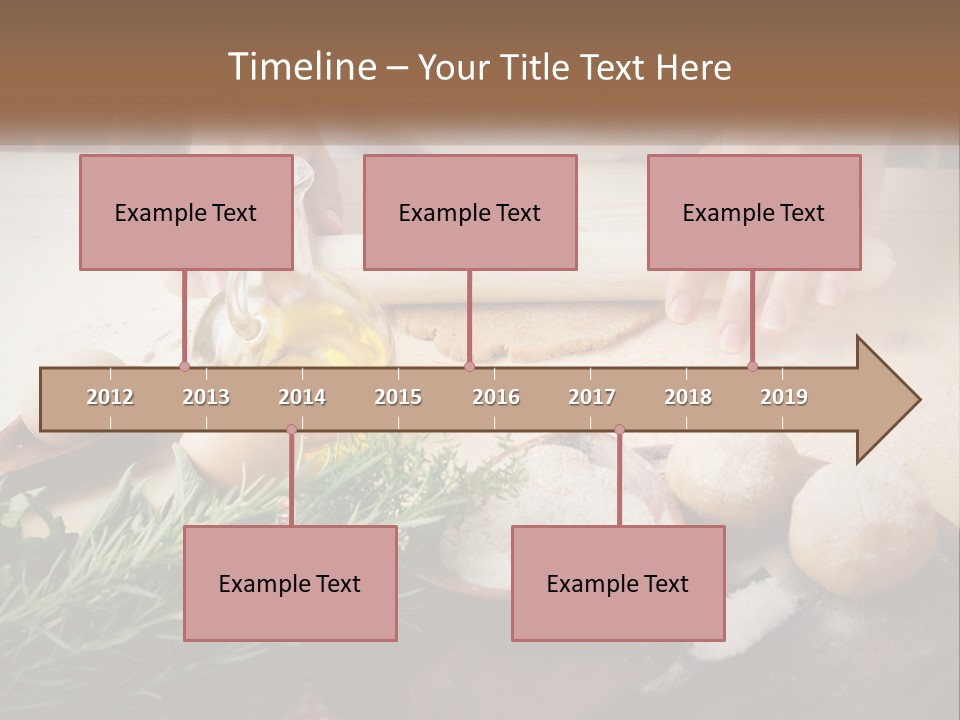 Olive Table Cuisine PowerPoint Template
