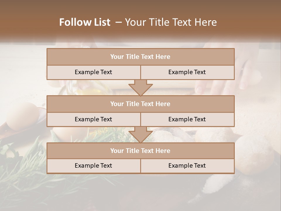 Olive Table Cuisine PowerPoint Template
