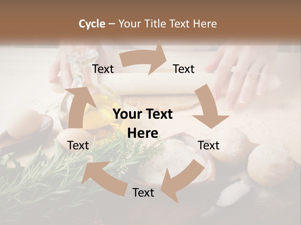 Olive Table Cuisine PowerPoint Template