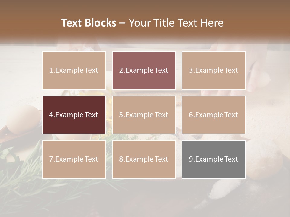 Olive Table Cuisine PowerPoint Template