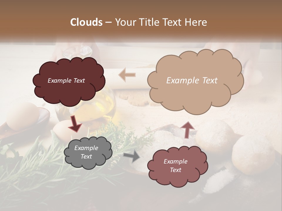 Olive Table Cuisine PowerPoint Template