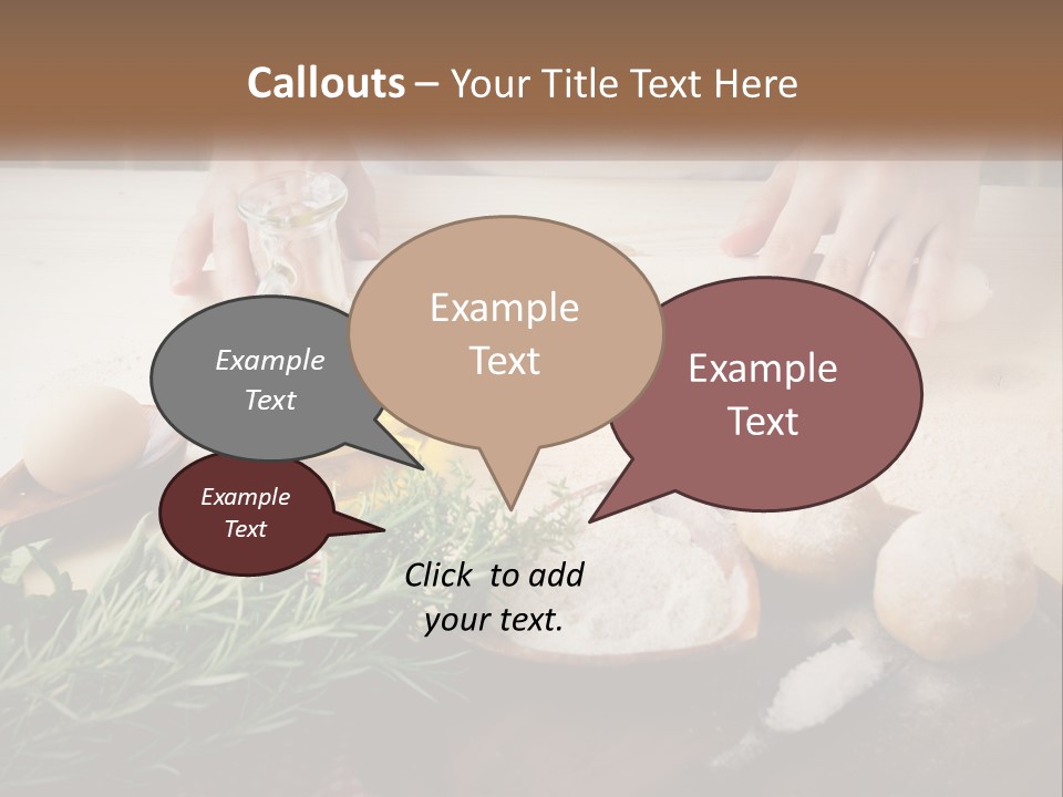 Olive Table Cuisine PowerPoint Template