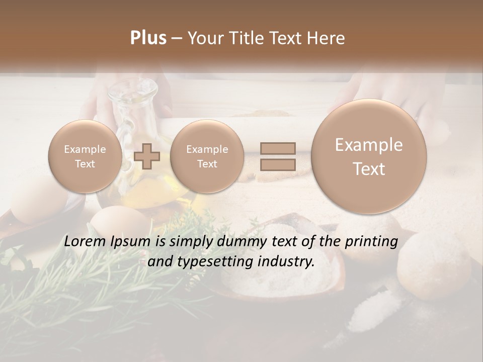 Olive Table Cuisine PowerPoint Template