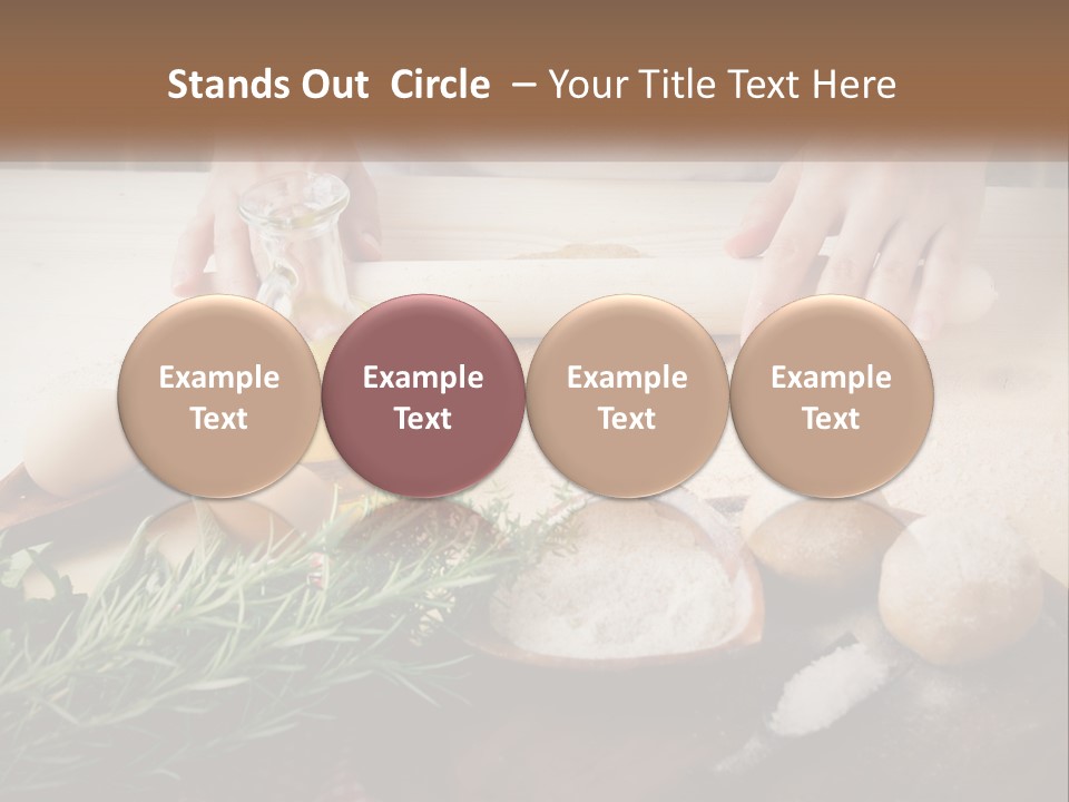 Olive Table Cuisine PowerPoint Template