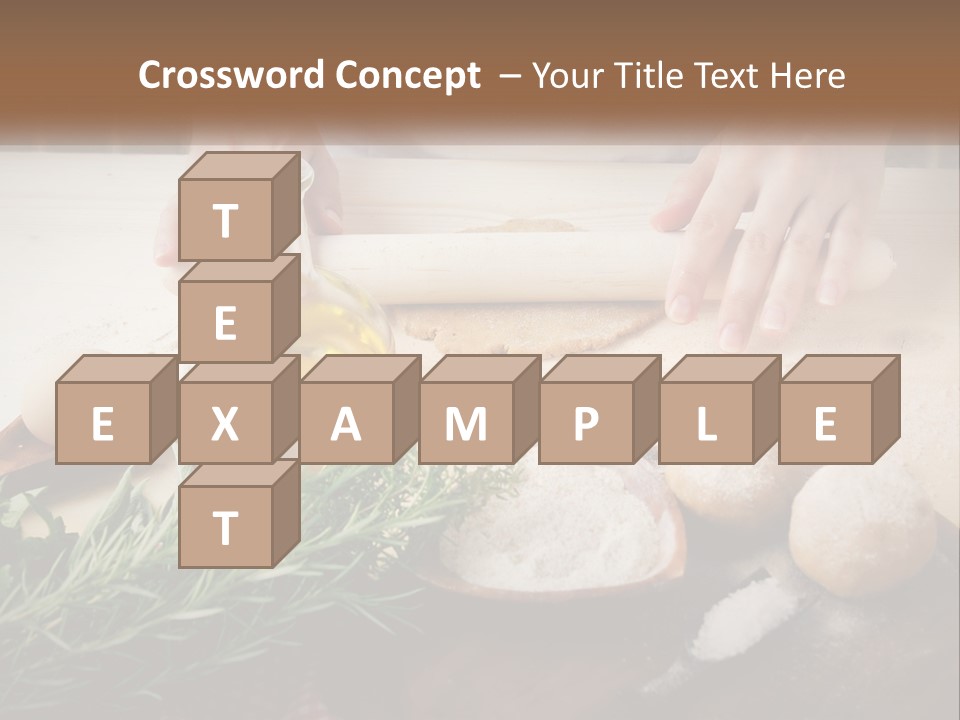 Olive Table Cuisine PowerPoint Template