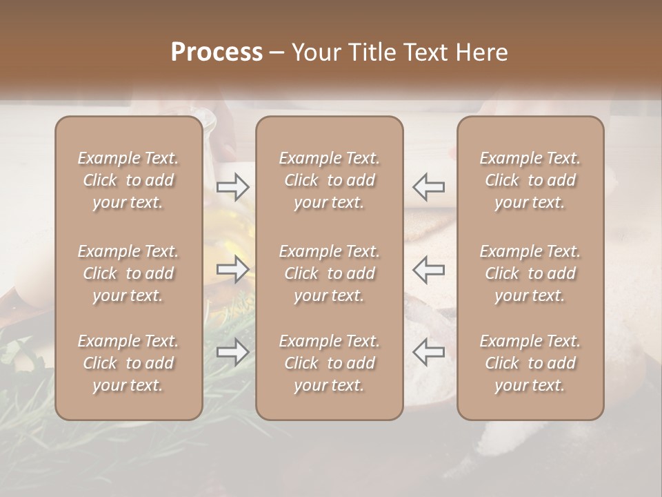Olive Table Cuisine PowerPoint Template