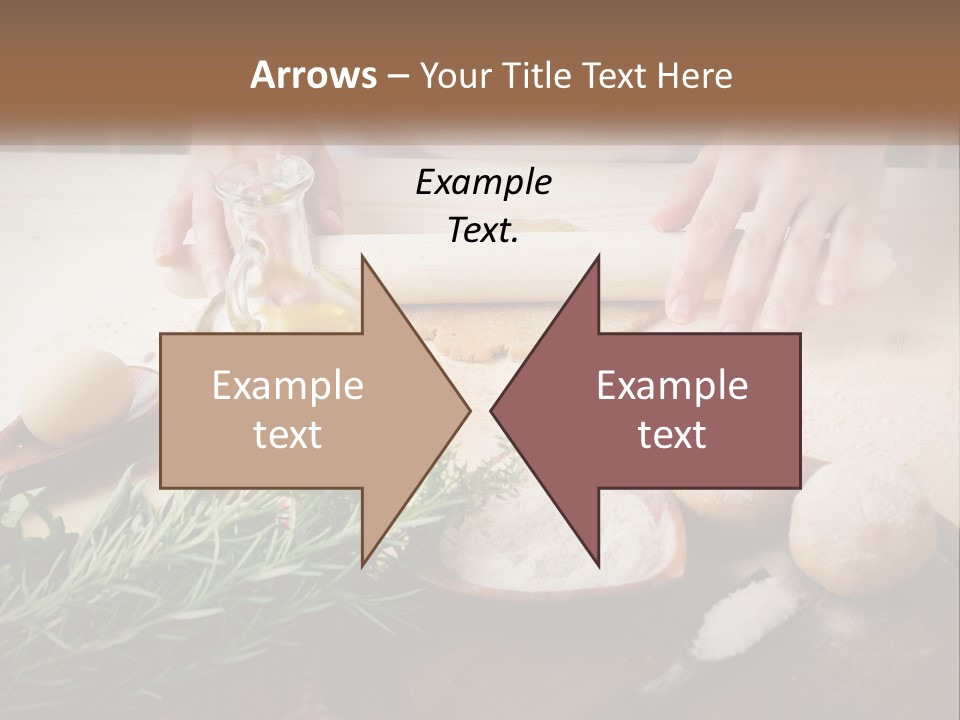 Olive Table Cuisine PowerPoint Template