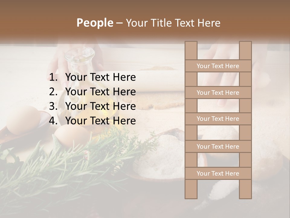 Olive Table Cuisine PowerPoint Template