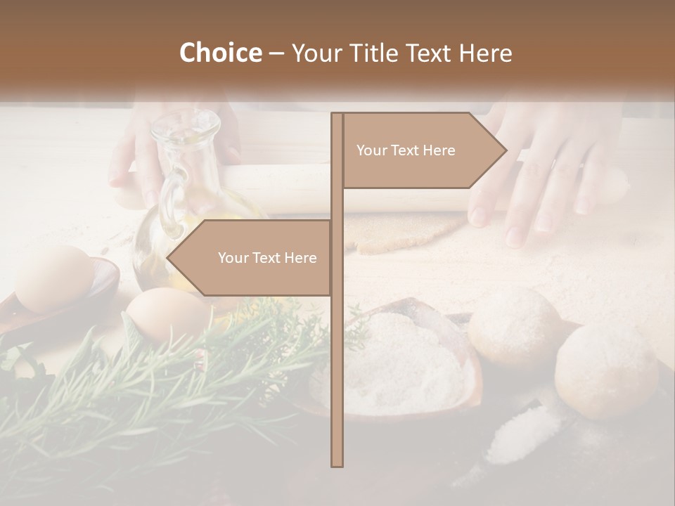 Olive Table Cuisine PowerPoint Template