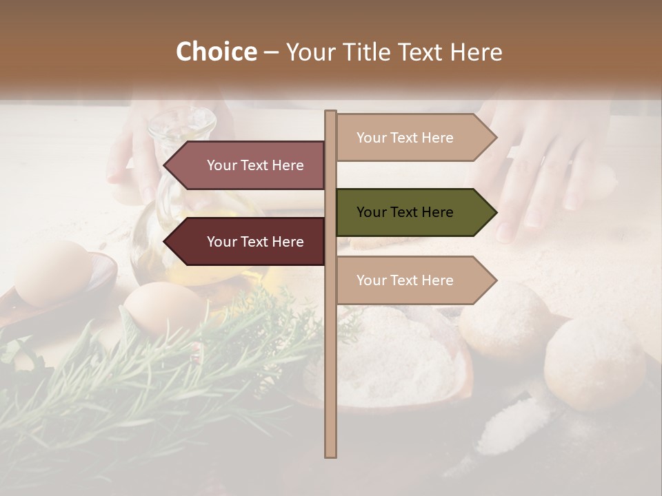 Olive Table Cuisine PowerPoint Template