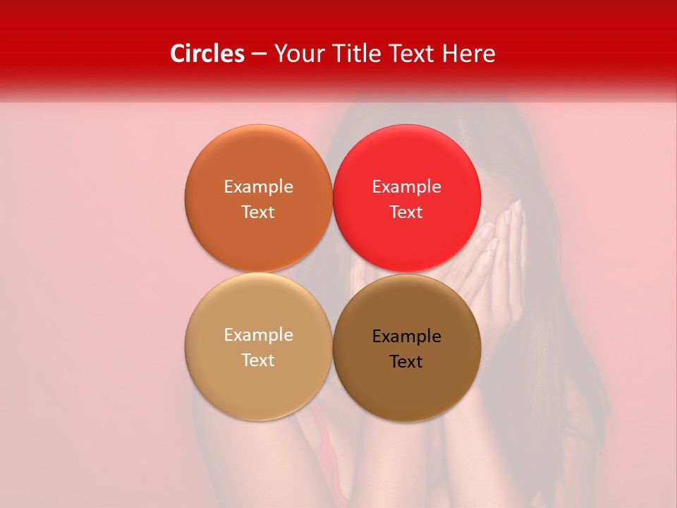 Young Facial Timid PowerPoint Template