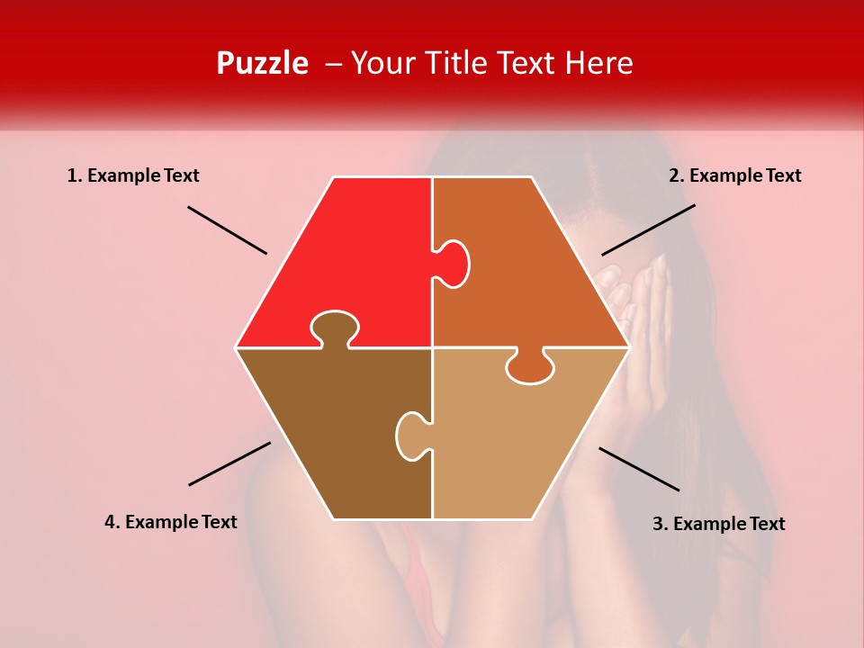 Young Facial Timid PowerPoint Template