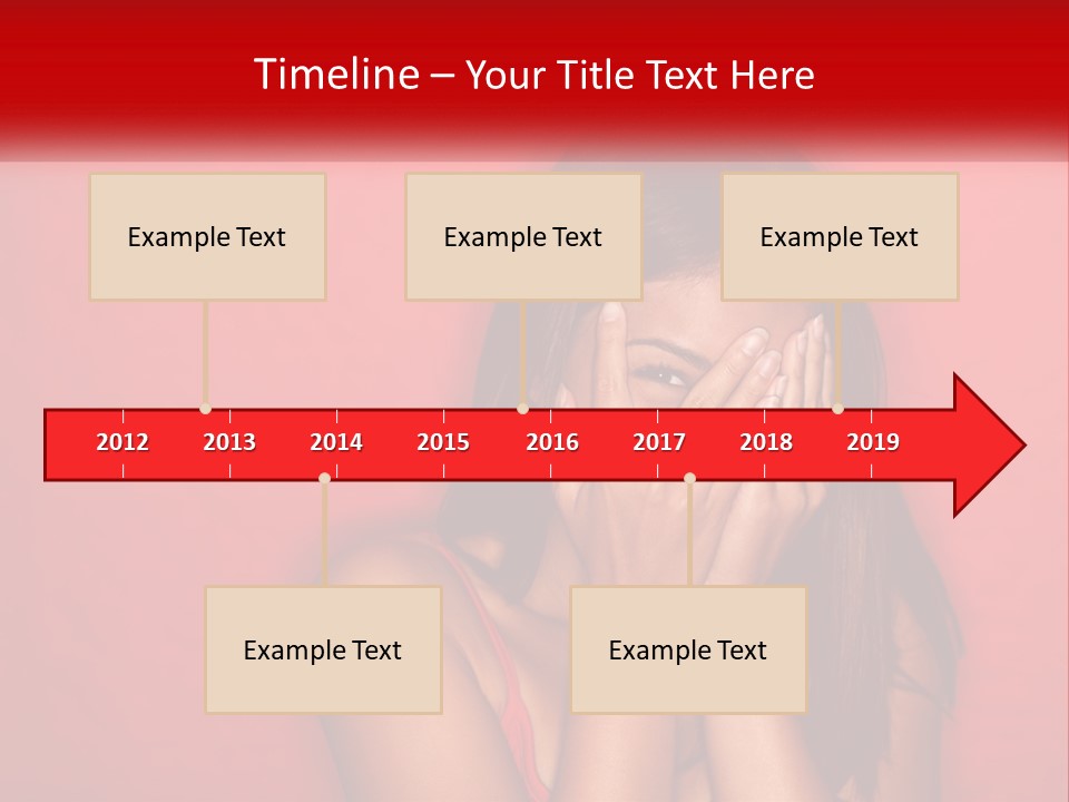 Young Facial Timid PowerPoint Template