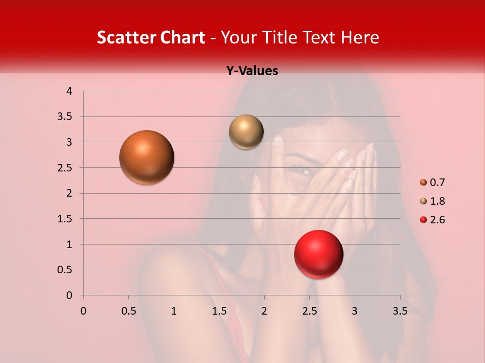 Young Facial Timid PowerPoint Template