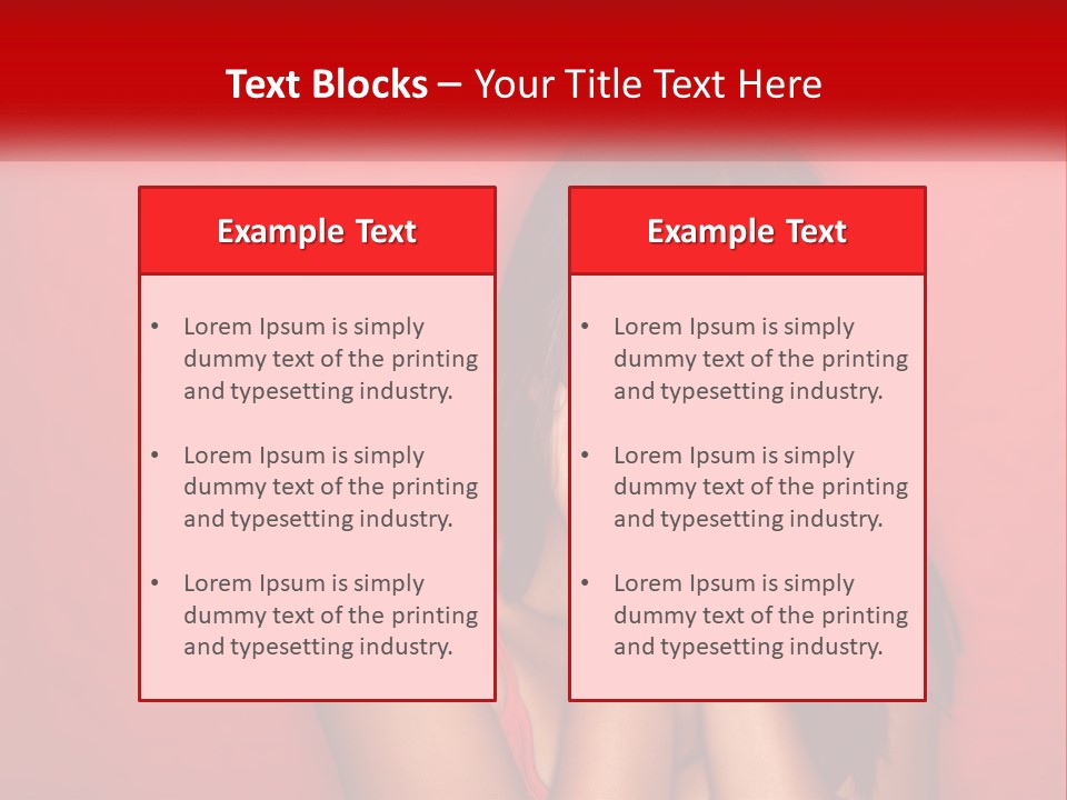 Young Facial Timid PowerPoint Template