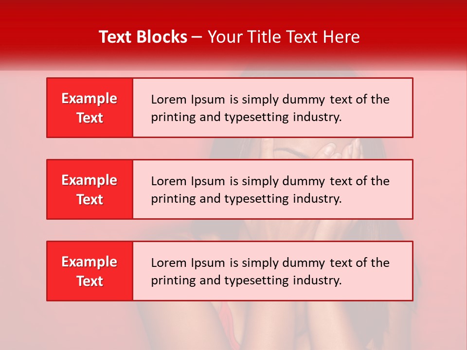 Young Facial Timid PowerPoint Template