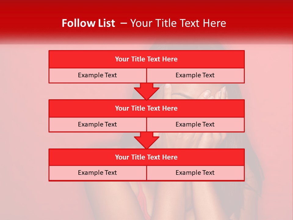 Young Facial Timid PowerPoint Template