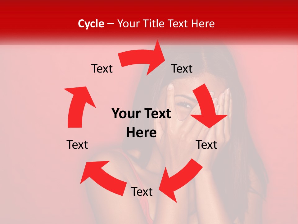 Young Facial Timid PowerPoint Template