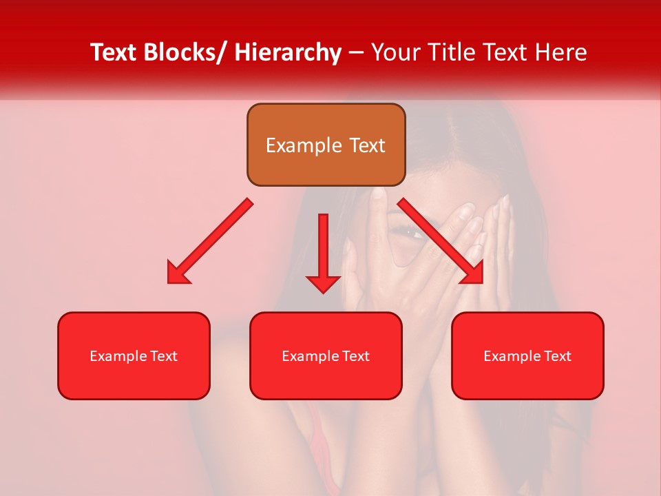 Young Facial Timid PowerPoint Template