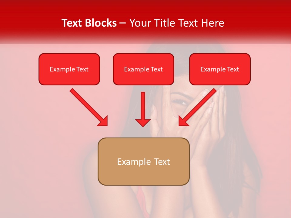 Young Facial Timid PowerPoint Template