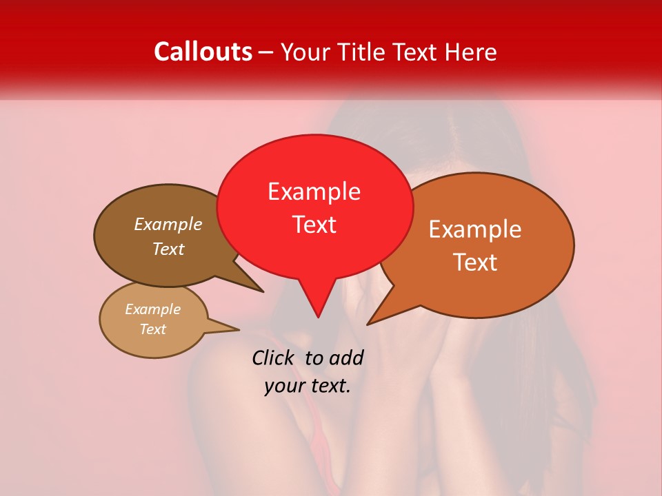 Young Facial Timid PowerPoint Template