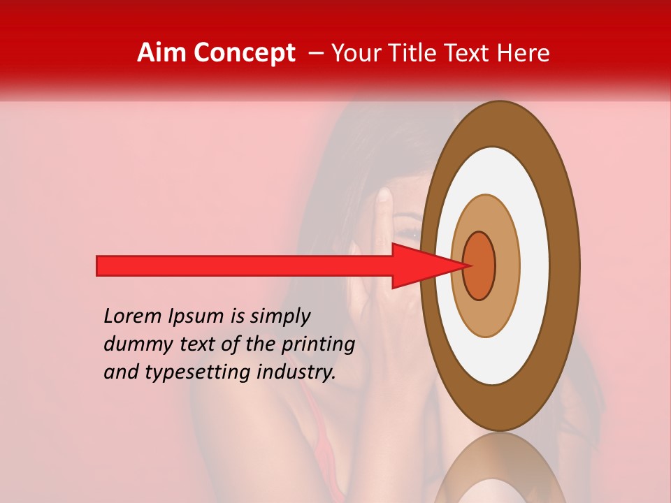 Young Facial Timid PowerPoint Template